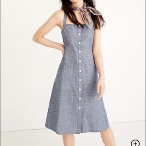 Madewell Chambray Midi Dress size 4